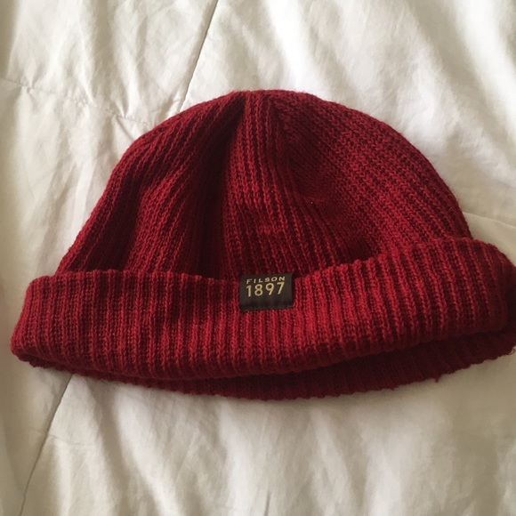 Red Filson 897 Watch Cap | Poshmark